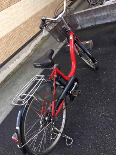 ヤマハ最新機種電動アシスト自転車pas sion20インチレッドアルミ