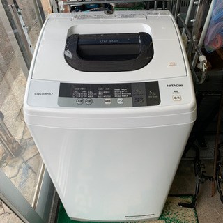 2016年製★美品★中古☆ 日立 ５kg 濃縮洗剤液機能「2ステップウォッシュ」便利な「洗⇒風脱コース」洗濯機【NW-5WR】 2016年製☆美品☆中古☆ 日立 5kg 濃縮洗剤液機能「2