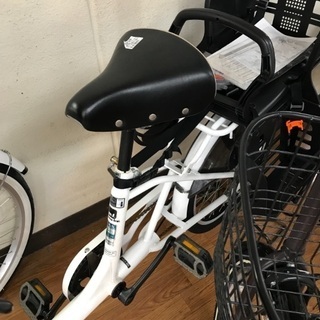 ◆直接取引限定◆ママフレンド　3人乗り　子乗せ自転車◆非電動◆あさひサイクル 3人乗りセット 前後シート付 子供乗せ 電動自転車 8.7Ah ぺー
