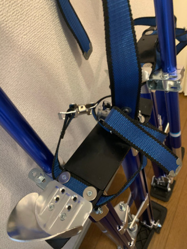 竹馬 Drywall Stilts 24~40インチアルミニウムツール ブルー