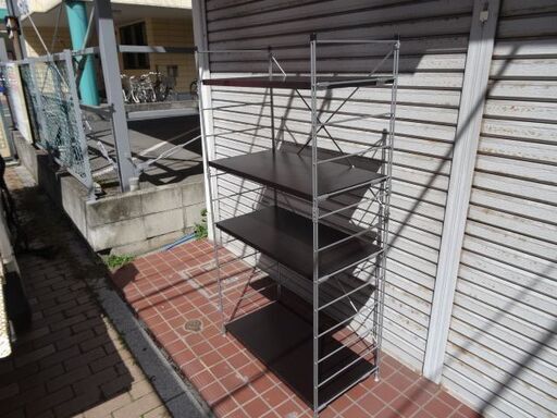 【お買い上げありがとうございました】棚　シェルフ　移動棚　4枚　サイズ約高さ148×幅76×奥行き×40cm