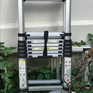 中古】農業、林業、造園に！アルミ製 三脚脚立2セット。 12尺と