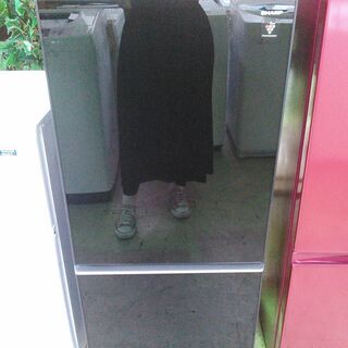 安心の一年保証！冷蔵庫 2ドア SHARP/シャープ 2017年製 黒 SJ-GD14C-