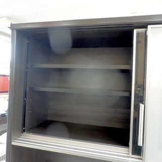 レンジボード ニトリ NITORI ブラウン×ホワイト キッチン収納 キッチンボード 食器棚  ペイペイ対応 札幌市西区西野