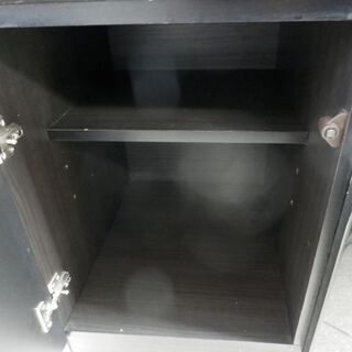 レンジボード ニトリ NITORI ブラウン×ホワイト キッチン収納 キッチンボード 食器棚  ペイペイ対応 札幌市西区西野