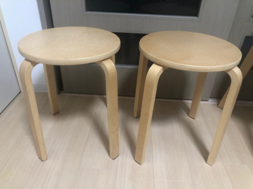 Ikea イケア Frosta 丸椅子2脚セット みぃ 荒川の家具の中古あげます 譲ります ジモティーで不用品の処分