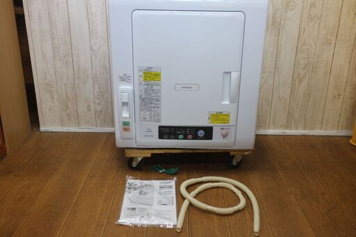 日立 衣類乾燥機　DE-N60WV　HITACHI ピュアホワイト　50-60Hz 20年製　6.0㎏