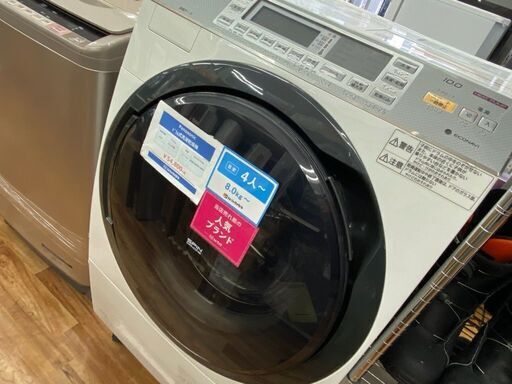【店頭販売のみ】Panasonicの10.0ｋｇ・ドラム式洗濯機買取入荷！