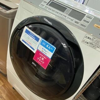 【店頭販売のみ】Panasonicの10.0ｋｇ・ドラム式洗濯機買取入荷！ パナソニック ドラム式洗濯機 洗濯10.0kg 乾燥5.0kg 幅60cm 温水スゴ