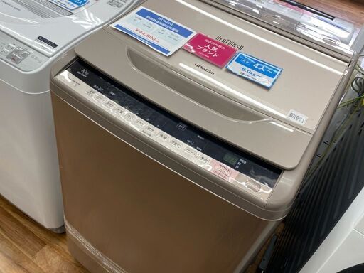 【店頭販売のみ】HITACHIの10.0ｋｇ洗濯機『BW－10WV』入荷