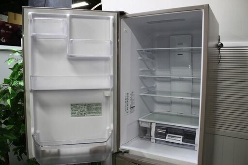 R2085) 日立 HITACHI 3ドア R-S32JVL(XN) 自動製氷 真空シルド ガラストップ 2019年製! 冷蔵庫 店頭取引大歓迎♪