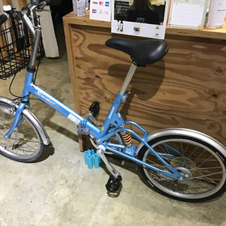 中古」折り畳み自転車/20インチ/6段変速