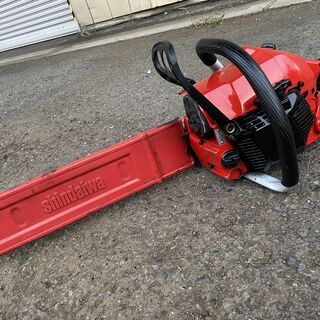 整備済 新ダイワ　38.9cc デコンプ付 エンジン チェーンソー E395D　バーサイズ 400mm 現品確認歓迎　初期不良対応可能