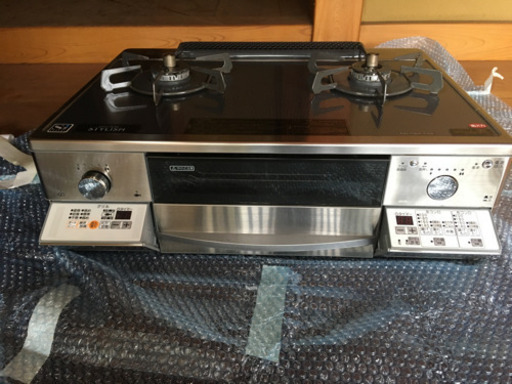 ガスコンロ　スタイリッシュ HR-TP2A-G6BSR 13A