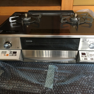 ガスコンロ　スタイリッシュ HR-TP2A-G6BSR 13A ガスコンロ スタイリッシュ HR-TP2A-G6BSR 13A