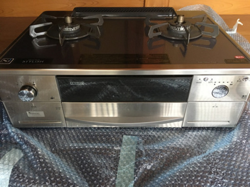 ガスコンロ スタイリッシュ HR-TP2A-G6BSR 13A