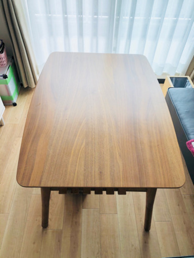 イス2脚付き 家具調こたつひだまり80 動作OK リビングこたつテーブル