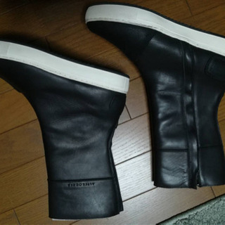 カドヤ スニーカーブーツ LEATHER HIGH SNEAKE...