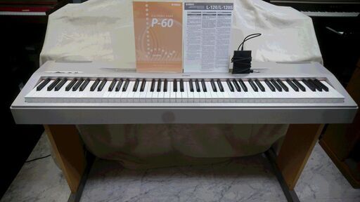 電子ピアノ YAMAHA ヤマハ P-60S 2008製 スタンド付 動作品
