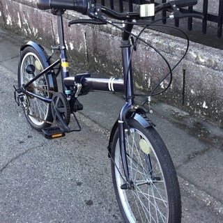 折りたたみ自転車 ＜美品＞20インチ・折りたたみ自転車・シマノ6段変速 