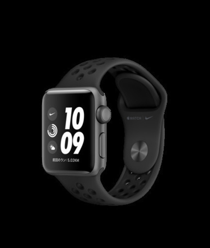 Apple Watch Nike series3 ケースとアンスラサイト