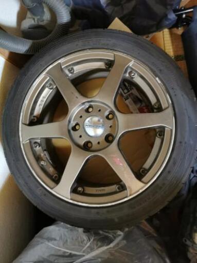 5次元 16インチホイール 2本 ブロンズ S 上野幌の車のパーツの中古あげます 譲ります ジモティーで不用品の処分