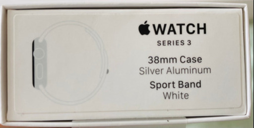 Apple Watch Series 3 GPS 38mmシルバーアルミニウム
