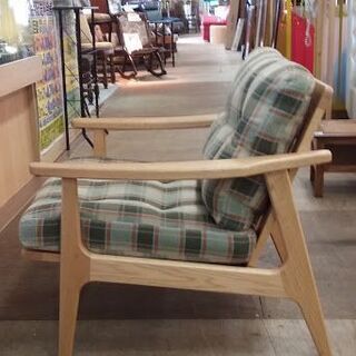 値下げしました！【愛品倶楽部柏店】　マルニ６０　オークフレーム　アーム１シーター　スコット　オレンジブラウン　【店舗同時販売中】