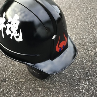 ■  工事用ヘルメット　プロ野球応援用にカスタマイズ　近鉄バッファローズVer.の画像