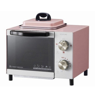 可愛いピンクのオーブントースター
