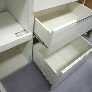 キッチンボード エナメル 白 幅100cm レンジボード 家電ボード 食器棚