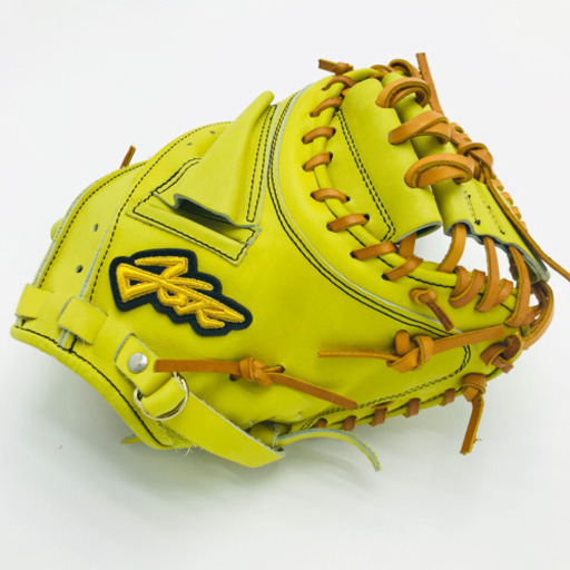 特価 新品 レア Yellstory キャッチャーミット 右投 硬式 イエロー