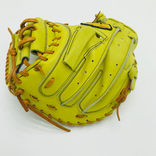 特価 新品 レア Yellstory キャッチャーミット 右投 硬式 イエロー