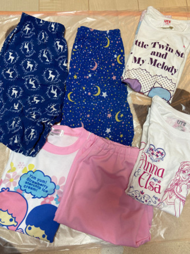 140 130 女の子セットユニクロ半袖パジャマステテコ リオ 単品値引き不可 竹ノ塚のキッズ用品 子供服 の中古あげます 譲ります ジモティーで不用品の処分