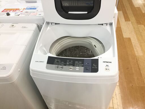 安心の6ヶ月保証付き！HITACHI　全自動洗濯機5.0kg【トレファク岸和田店】