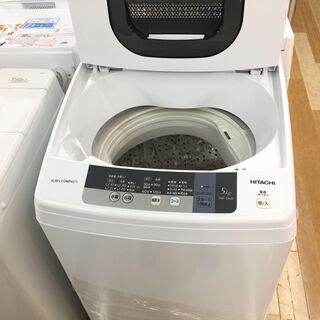 安心の6ヶ月保証付き！HITACHI 全自動洗濯機5.0kg【トレファク岸和田店】