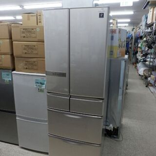 ▷冷蔵庫 6ドア 465L シャープ 大型 2011年製 SJ-XF47T-S プラズマ