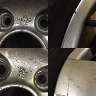 【Continental ContiPremiumContact 2 205/60R16】夏タイヤ 4本【audi A4 純正ホイール 16インチ 7J5HPCD112+42】　(TE359) クレジットカード QR決済可能