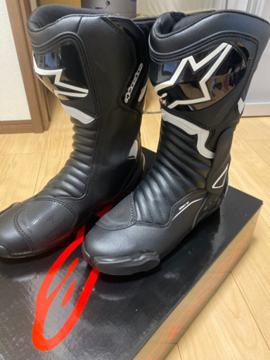 ｱﾙﾊﾟｲﾝｽﾀｰｽﾞ SMX6V2 ﾚｰｼﾝｸﾞﾌﾞｰﾂ 1回使用のみ