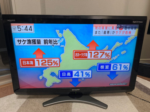 2010年産sharp AQUOSテレビ　訳あり