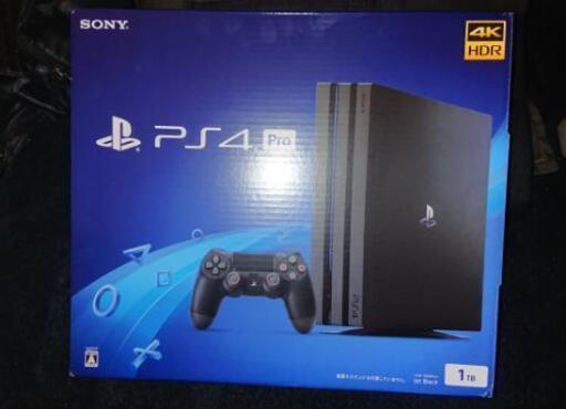 美品!新品未開封PS4 PRO 4K 1TB ジェットブラック CUH-7200BB01 pa