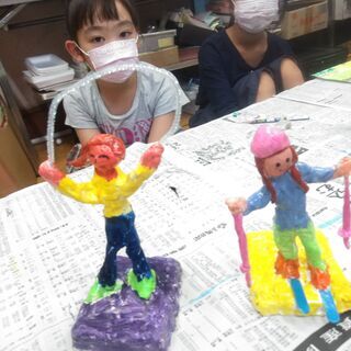 子どものアトリエ風・ものづくり・造形絵画教室・きみの才能を発揮！