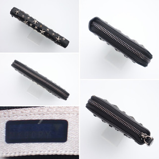 《JIMMY CHOO/カーナビ ラウンドファスナー》Aランク 袋 箱 極美