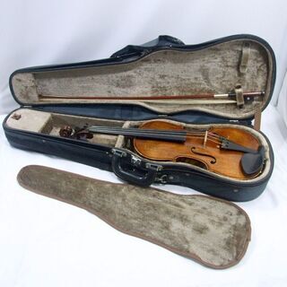 メンテ済み アンティーク調 4/4 ハンドメイドバイオリン ノーブランド