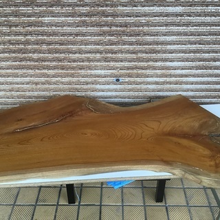 【ネット決済】欅　ケヤキ　テーブル天板①　無垢材　銘木　一枚板