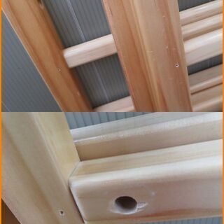 引取限定】ベビーベッド 木目 中古【小倉南区葛原東】