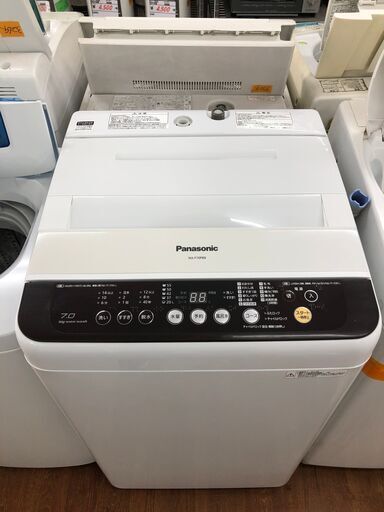 【リサイクルショップどりーむ天保山店】3409　洗濯機　Panasonic　パナソニック　NA-F70PB8　7.0Kg　2015年製【3ヶ月保証付き】