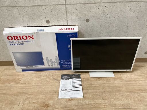 9*21 ORION オリオン 24型液晶テレビ BKS243-W1 13年製 リモコン無し