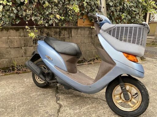 ウーバー　配達用に☆　ホンダ　Dioチェスタ　風防付き　ブルー　AF６８　4サイクル　鹿児島市　☆