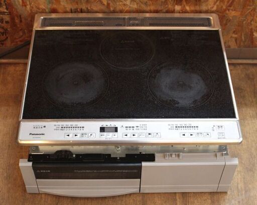 (Y)北大前! 札幌 引取 【現状品】Panasonic/パナソニック ビルトイン IHクッキングヒーター KZ-D32AS 2013年製 付属品,取扱説明書有 業務用,家庭用にも 中古